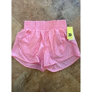 Girls' All In Motion Light Pink High-Rise Active Shorts Size Large (10-12) NWT